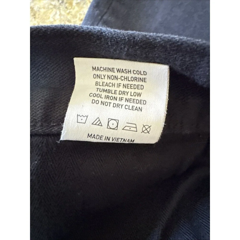 Todd Snyder Jeans 31x 26 Mens Slim Fit 5 Pocket Chino Dark Blue Denim